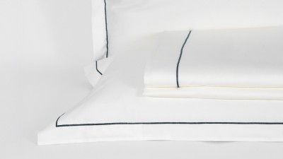 Lenjerie Bumbac Satinat Corola Marin