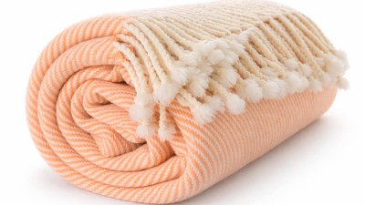 Pătură Merino Coral