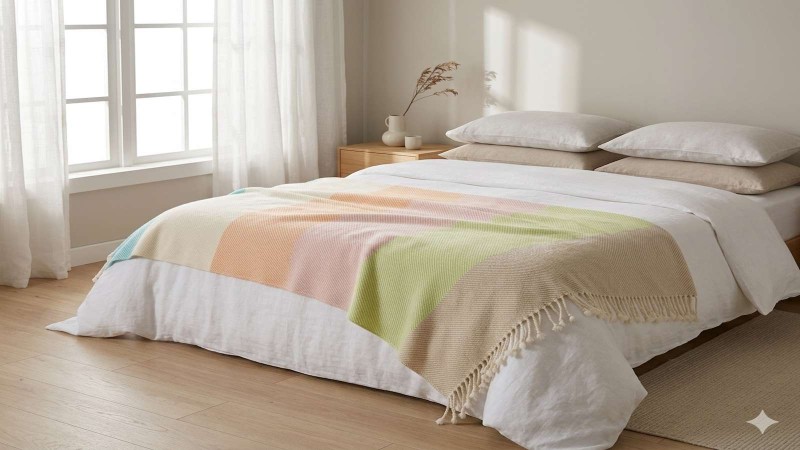 Pătură Merino Pastel