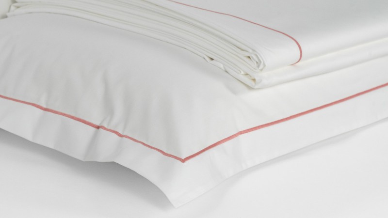 Față de Pernă Bumbac Satinat Corola Magnolie