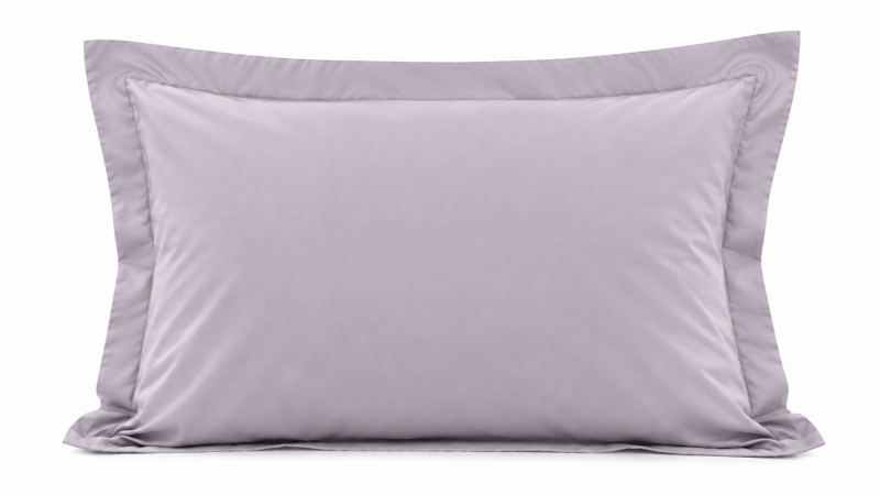 Față de Pernă Bumbac Satinat Perlat Lavanda